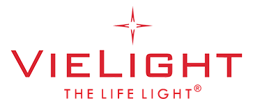 Vielight logo with star design above.
