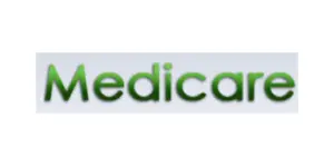 Medicare logo with green text.