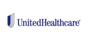 UnitedHealthcare logo with stylized emblem.